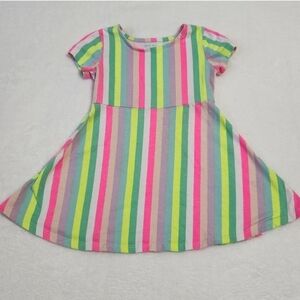 Wonderkids Rainbow Stripe Dress,  Girls Size 3T
